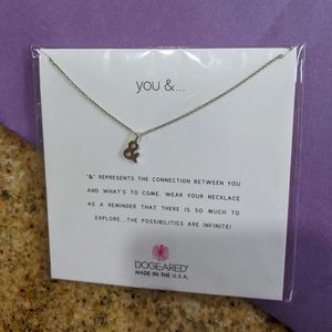 Dogeared 925 silver "you &..." Necklace